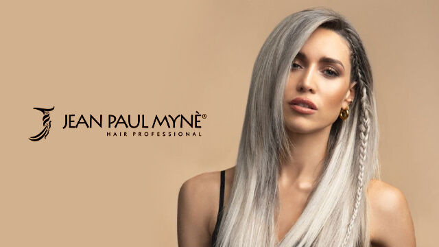 Jean Paul Myne merk uiting met model.